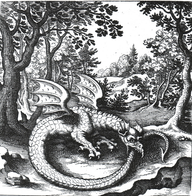 Ouroboros, the serpent devouring its tail