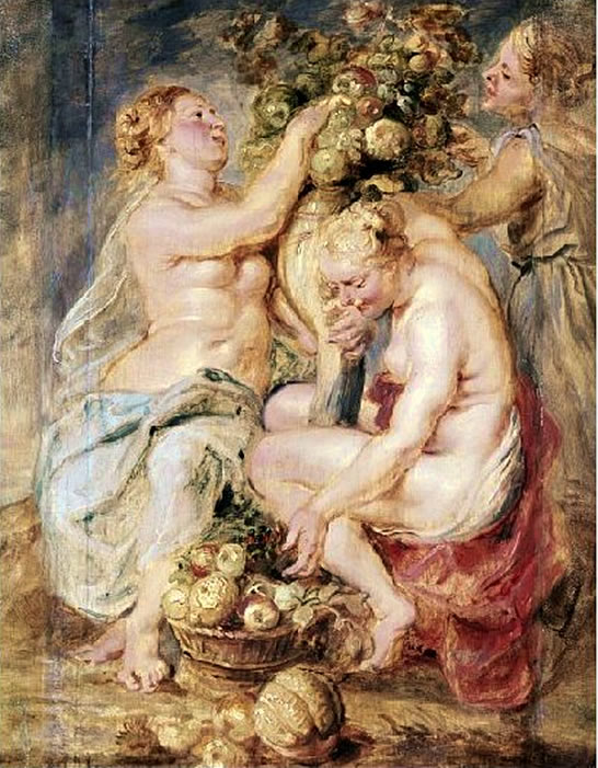 Ceres with cornucopia, after Rubens
