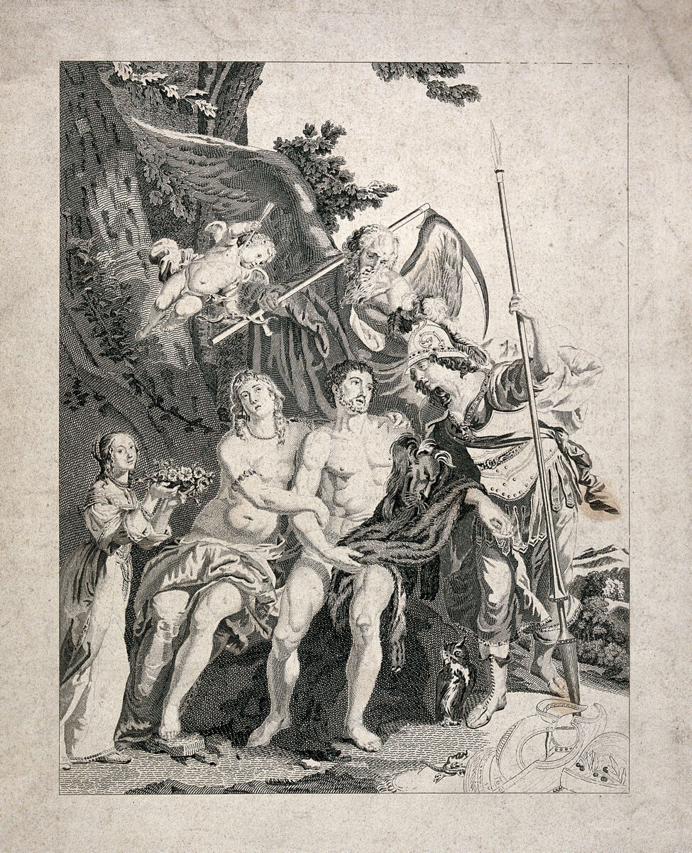 Hercules between Venus and Minerva, Wellcome Collection